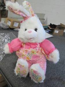 new big bunny sings, ears move and ...