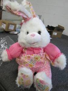 new big bunny sings, ears move and ...