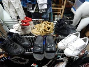 6-Pair Mens Shoes Size 10 Nike, Jordan, Adidas. K-Swiss