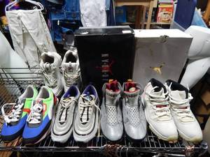 5-Pair Mens Shoes Jordan, Nike, Puma, Fila Size 9