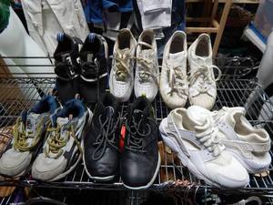 6-Pair Of Mens Shoes Size 6, 6 12 & 5-Nike, Adidas, And 1, Fila