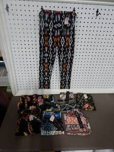 8-Pair Size S Kids Leggings