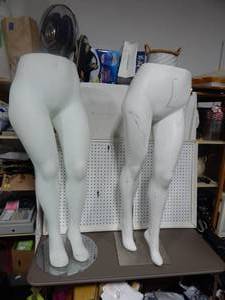 2-Adult Size Curvy Size Mannequins