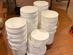 Bulk Lot of 5 Gallon Pails