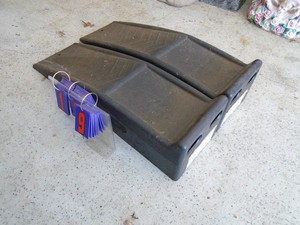 Qty of 2 Poly car ramps. 8000 lb rated. As shown.