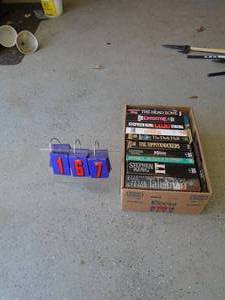 Flat of Stephen King books. As shown.