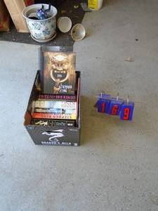 Flat of Stephen King books. As shown.
