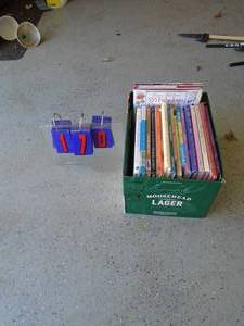 Box of sewingcraft books. As shown.