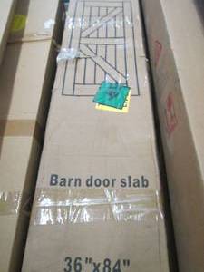 White Barn Door Slab 36x84 inches o...
