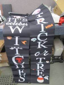 6- 2pks Halloween Banners...