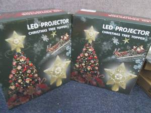 2 LED Projector Christmas Tree Topp...