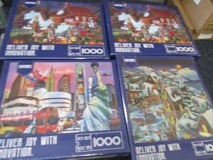 4- 1000 pc Puzzles...