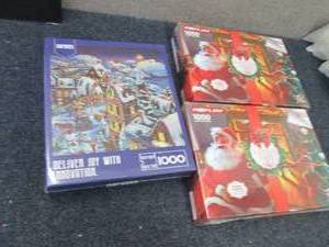 3- 1000 pc Puzzles...