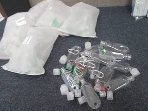 6 Packs of 12 Bottles & Carabiners ...