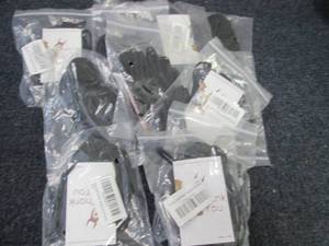 12 pks Black Elastic...