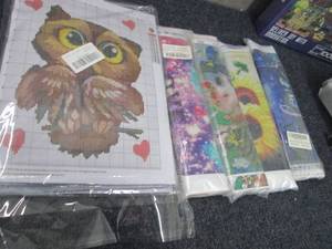4 Diamond Painting Kits, Craft kit...