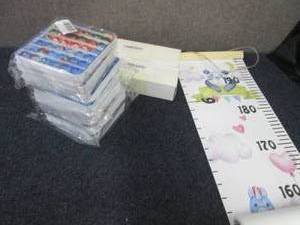 3- 4pks Popit Toys, 3 Growth Charts...