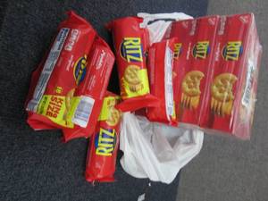 18 pks Ritz Crackers...