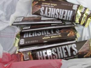 12 Hersheys with Almonds...