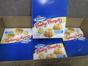 4 Boxes of 6 Hostess Baby Bundts...