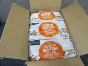 Case of 12- 20 oz Bags 16 Bean Soup...
