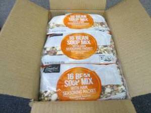 Case of 12- 20 oz Bags 16 Bean Soup...