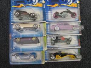 8 Assorted Hot Wheels Vehicles...