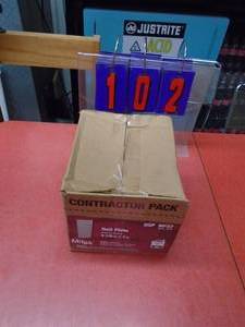 New box of nail plates 3 18 x 7. 100 pcs. As shown.