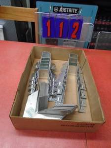 Flat of joist hangers & corner braces. As shown.