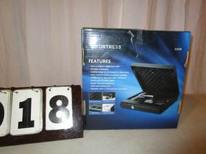 lot 18 image: Fortress Large Portable Security Safe