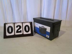 lot 20 image: Fortress 50 Cal Metal Ammo Can