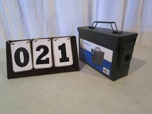lot 21 image: Fortress 30 Cal Metal Ammo Can