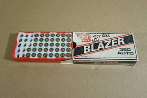 37 Reloaded .380 Auto LRN Ammo - 5 Casings