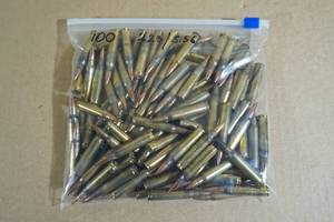100 Reloaded 5.56mm FMJ Ammo