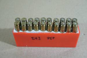 20 Reloaded .243 Win PSP Ammo