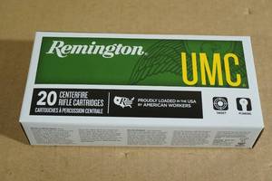 20 Remington UMC .223 Rem 55 Gr FMJ Ammo