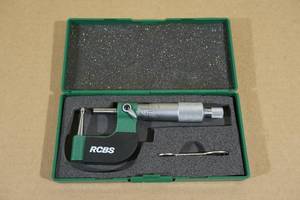RCBS 0-1 .0001 Outside Micrometer