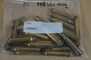 Empty .338 Win Mag Casings - 24 Count