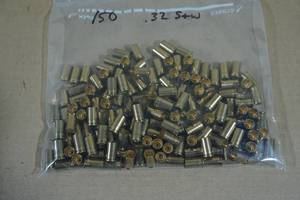 Empty .32 S&W Casings - 150 Count