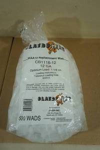 12 Gauge Replacement Wads