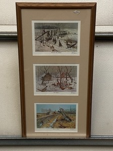 Les Kouba 3-Piece Wildlife Print