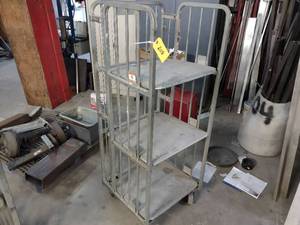 lot 205 image: Collapsible Shop Cart, 26x25x66...