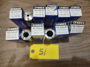 lot 51 image: (12) R8 Collets...