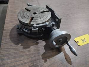 lot 38 image: Vertex 8 90 Degree Rotary Table...