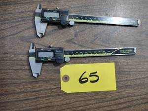 lot 65 image: (2) Mitutoyo 6 Digital Calipers...