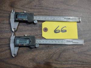 lot 66 image: (2) 6 Digital Calipers...
