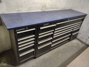 lot 209 image: Masterforce 21 Drawer Tool Cabinet,...