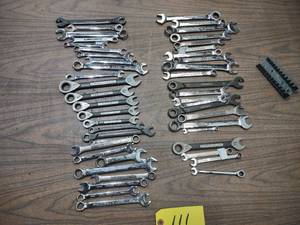 lot 111 image: Assorted Metric Wrenches...