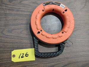 lot 126 image: Klein 65 Steel Fish Tape...