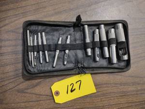 lot 127 image: Hollow Leather Punches...
